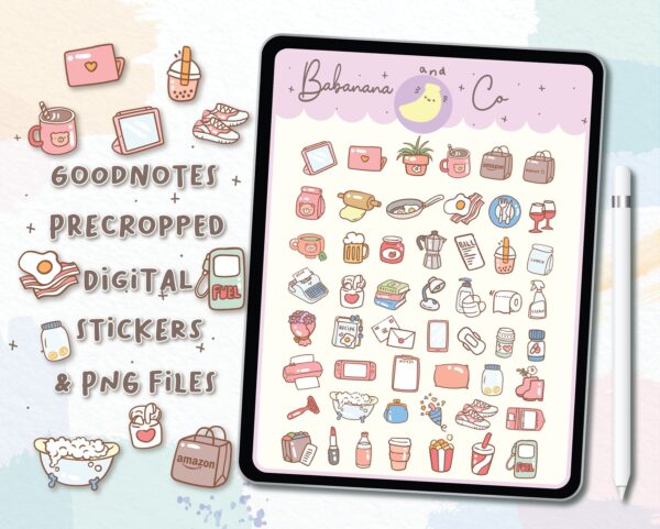 Daily Icons digital stickers