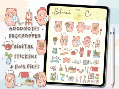 Hobbies Digital Stickers