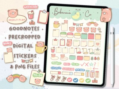 Planner Set Digital Stickers