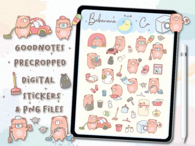 Cleaning digital stickers