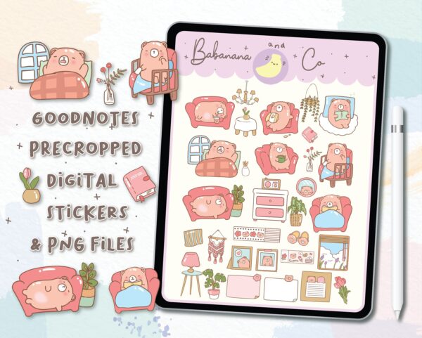 Chill Day Digital Stickers