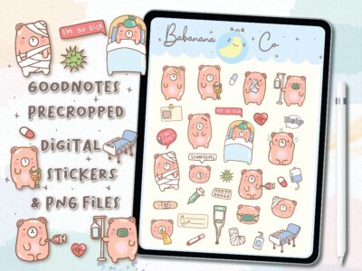Lovely Patient digital stickers