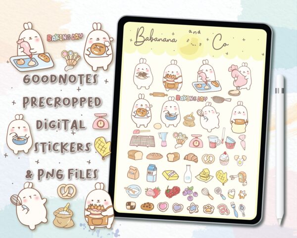 Baking Digital Stickers