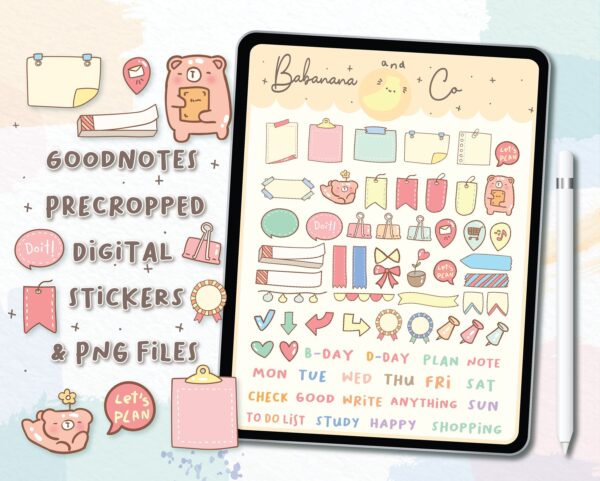 Let's Plan Digital Stickers