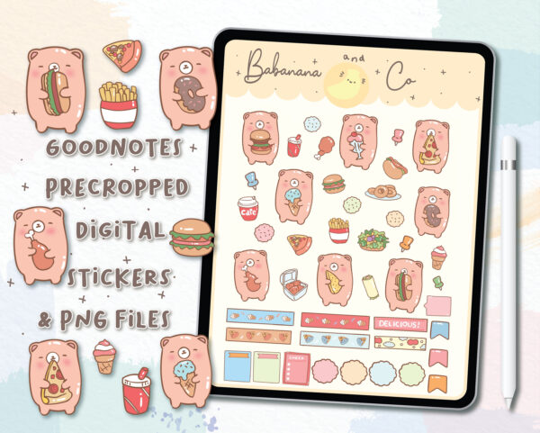 Food Lover Digital Stickers