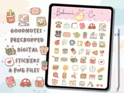 Planner Icons digital stickers