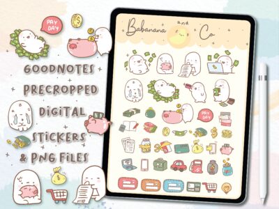 Cute Payday digital stickers