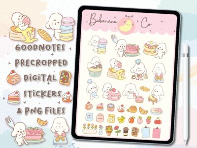 Sweet Dessert Digital Stickers