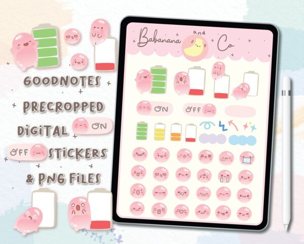 My Mood digital stickers