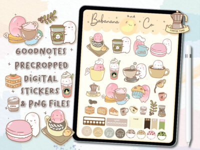 Coffee With Friend Digital Stickers