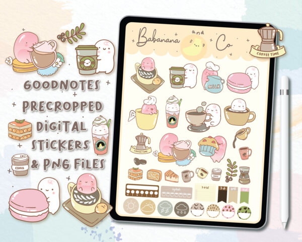 Coffee With Friend Digital Stickers