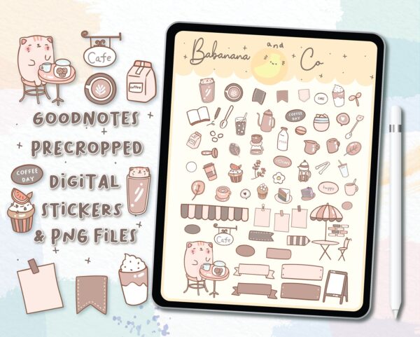 Coffee Day Digital Stickers