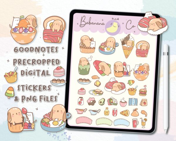 Food Lover Digital Stickers