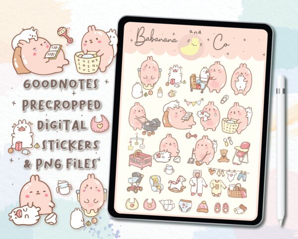 Mom Life digital stickers