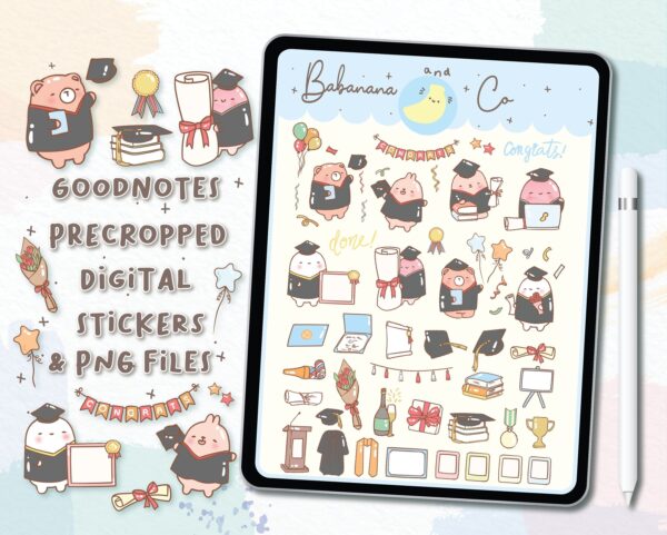 Graduated digital stickers