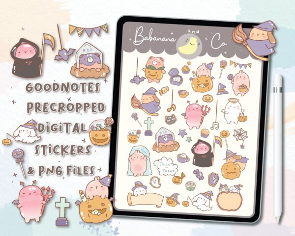 Halloween Digital Stickers