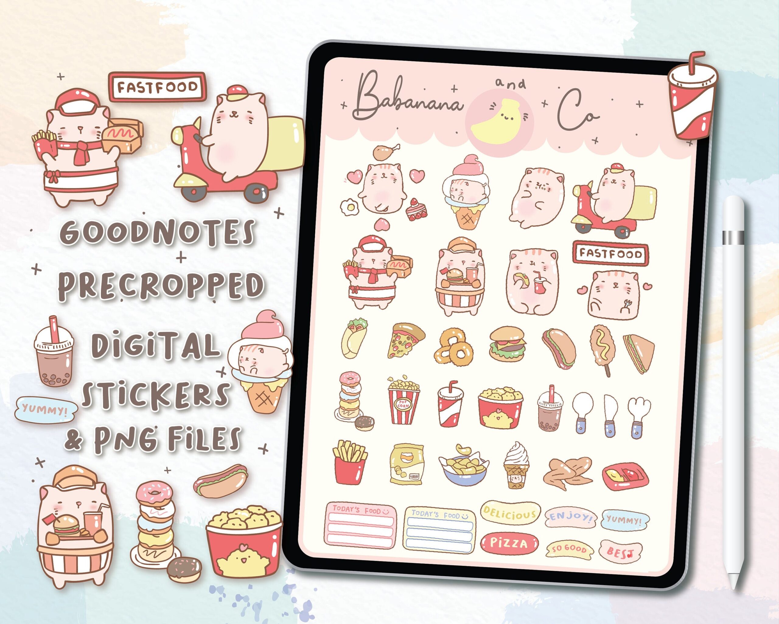 il_fullxfull.3294225823_sujh Fast Food Digital Stickers