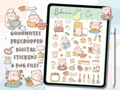 Cooking Time Digital Stickers