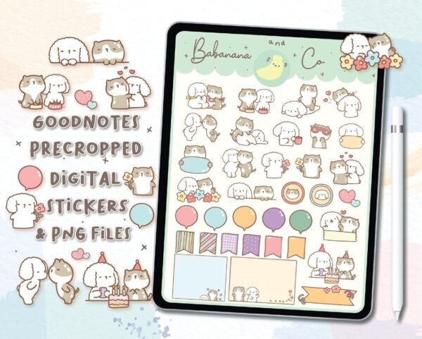 Best Friends digital stickers