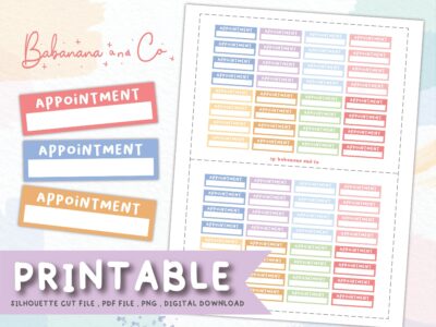 Appointment Tracker Printable