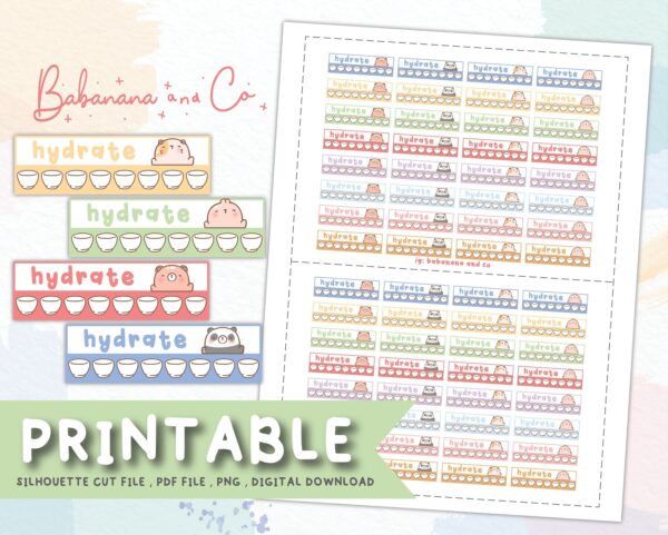 Hydrate  Printable