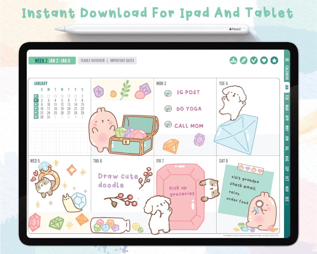 il_fullxfull.3504810050_71bt Goodnotes Stickers