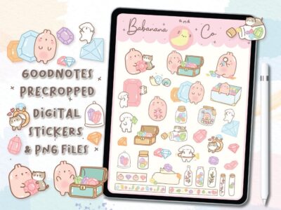 Diamond digital stickers