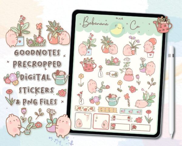 Flower sDigital Stickers