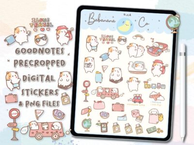 Travel Digital Stickers