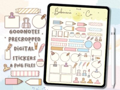 Cute Sticky Note Digital Stickers