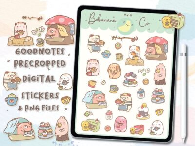 Tea Cafe Digital Stickers