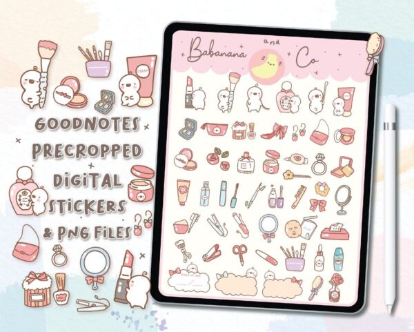 Beauty Icons digital stickers