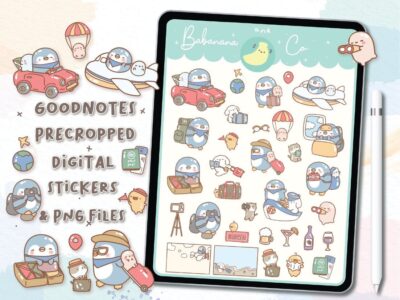 Travel Digital Stickers