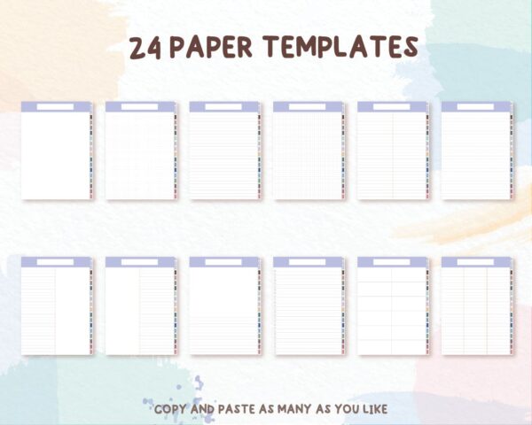 Digital Notes Template