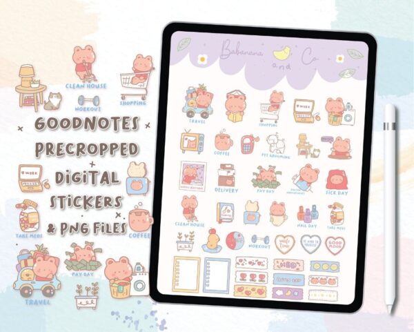 Daily Icons digital stickers