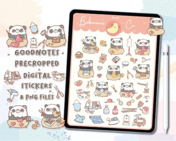 Craft Time digital stickers