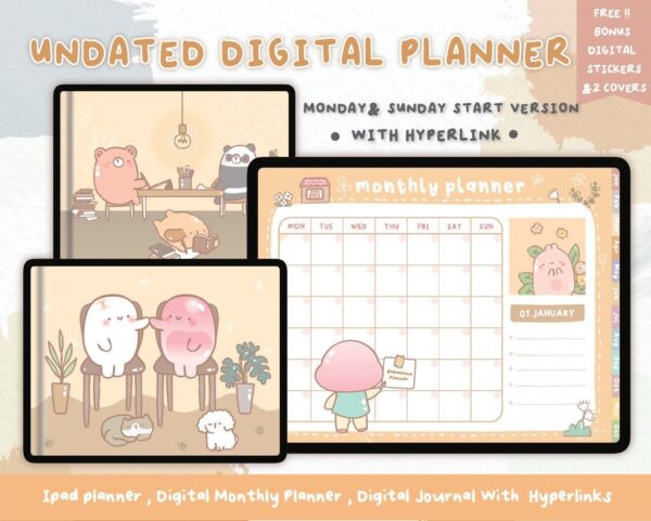 Undated Digital planner