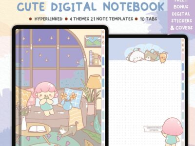 Sweet Night Digital Notebook