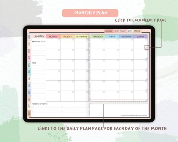 iPad planner