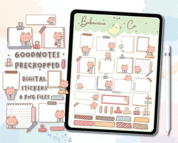 Memo Sheets digital stickers