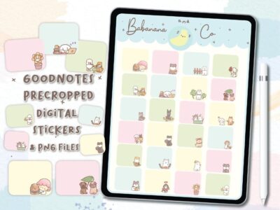 Memo Cute Dogs digital stickers