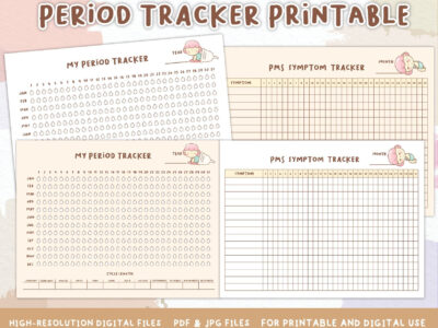 PERIOD TRACKER Printable Tracker