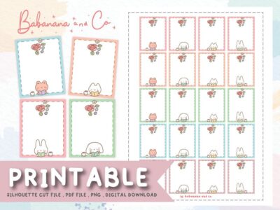 Kawaii Cute Memo Printable