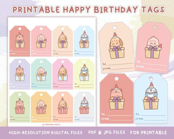 Birthday Gift Tag