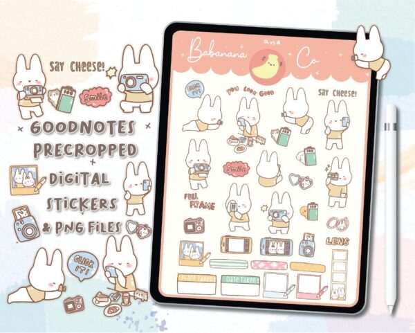 Photography digital stickers