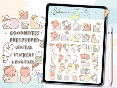 Cute Sticky Note digital stickers