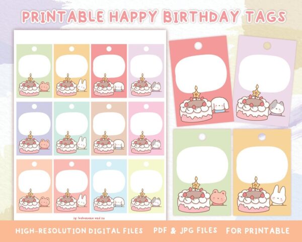 Birthday Gift Tag