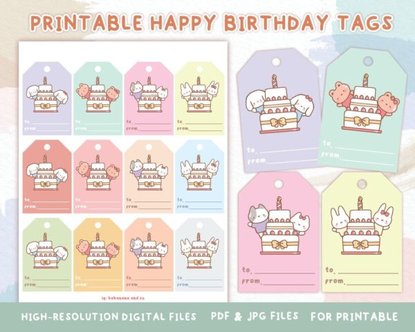 Birthday Gift Tag