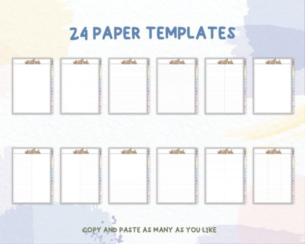 Digital Notes Template