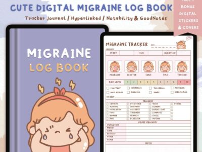 Migraine Tracker Book
